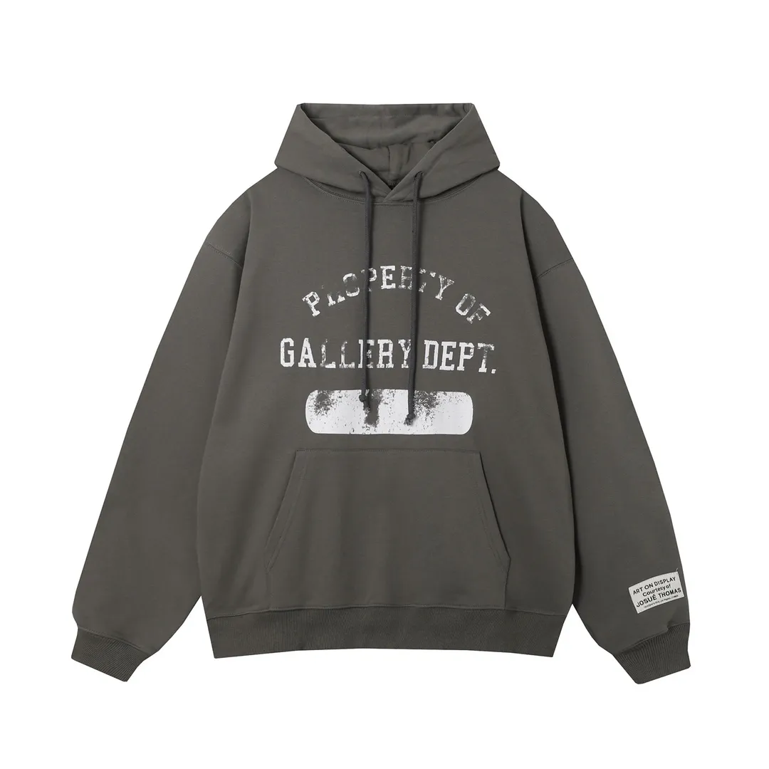 GALLERY DEPT. Autumn new hooded sweatshirt Style number: D3079P200 Color: Gray green Size: S M L XL
